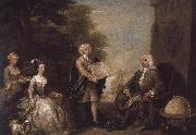 William Hogarth Veteran family oil